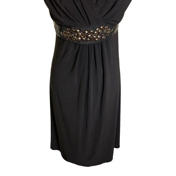 Scarlett Nite Vintage Y2K Dress Womens 8 Belt Babydoll Tie Whimsigoth Mcbling - Picture 7 of 16